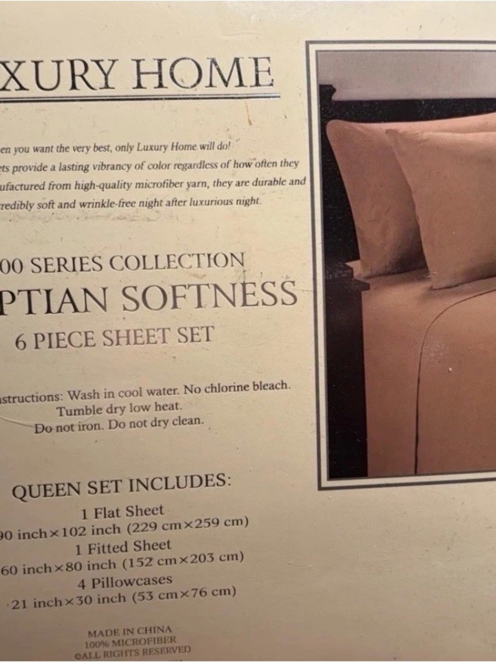 Egyptian Softness 6-Piece Sheet Set - Taupe
